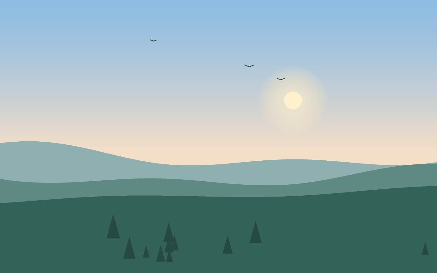Landschaftsillustration