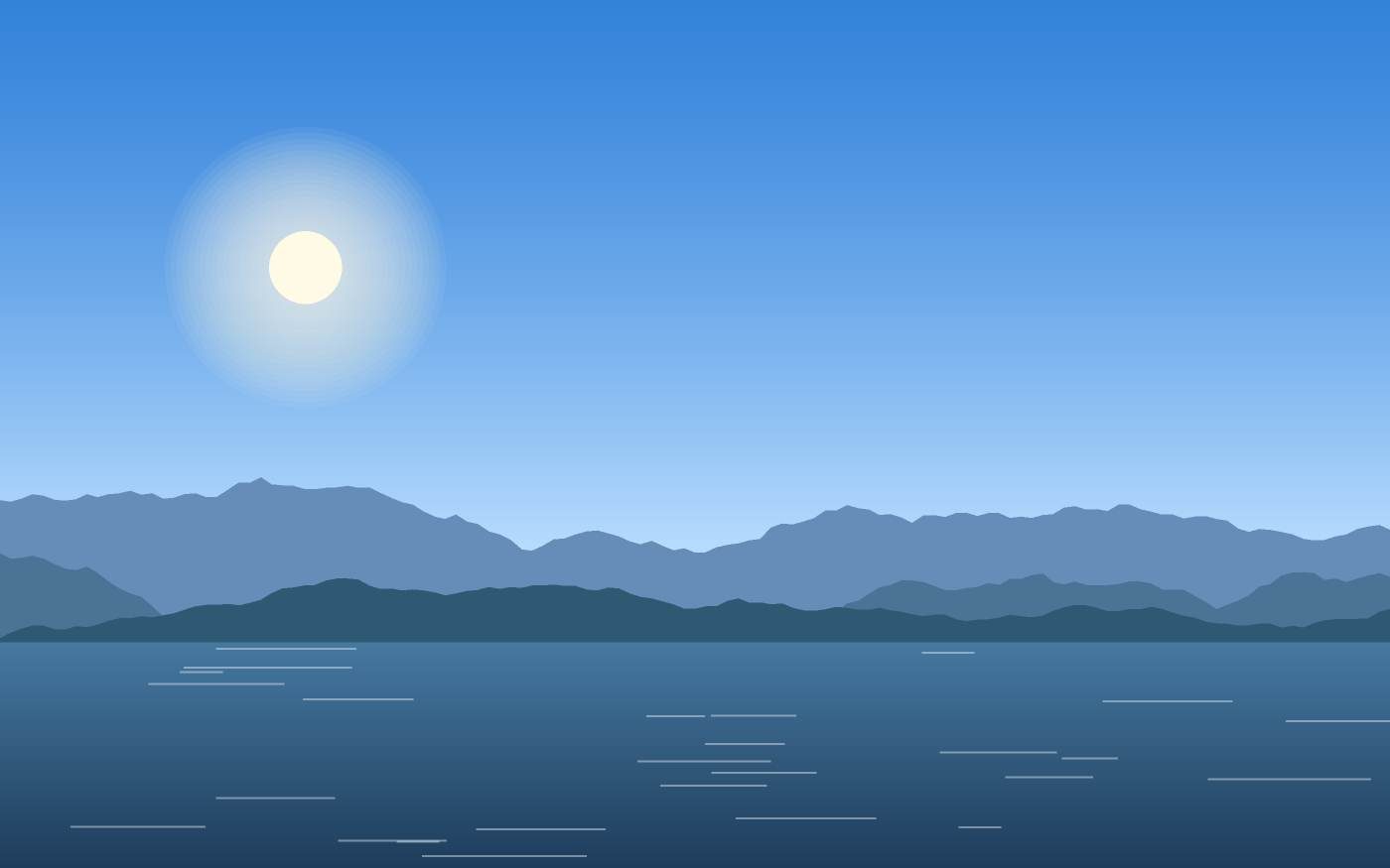 Illustrazione di un paesaggio